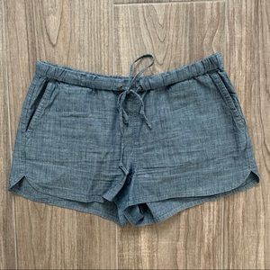 J. Crew chambray small blue pull on shorts